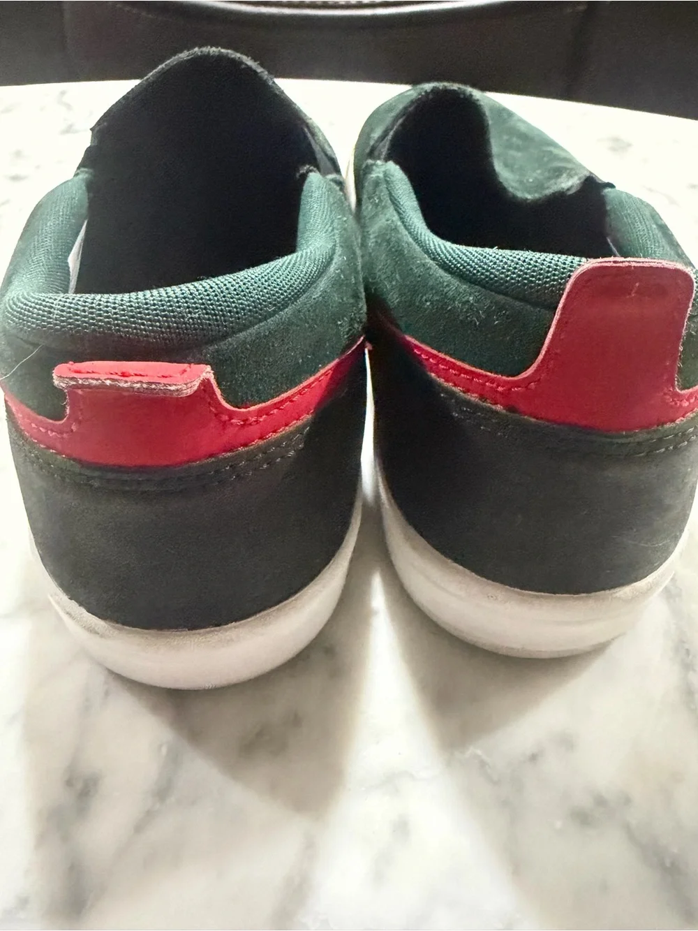 New Balance suede upper